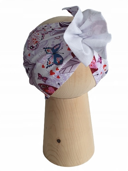 

Opaska Turban Półturban Motyle 52-55cm