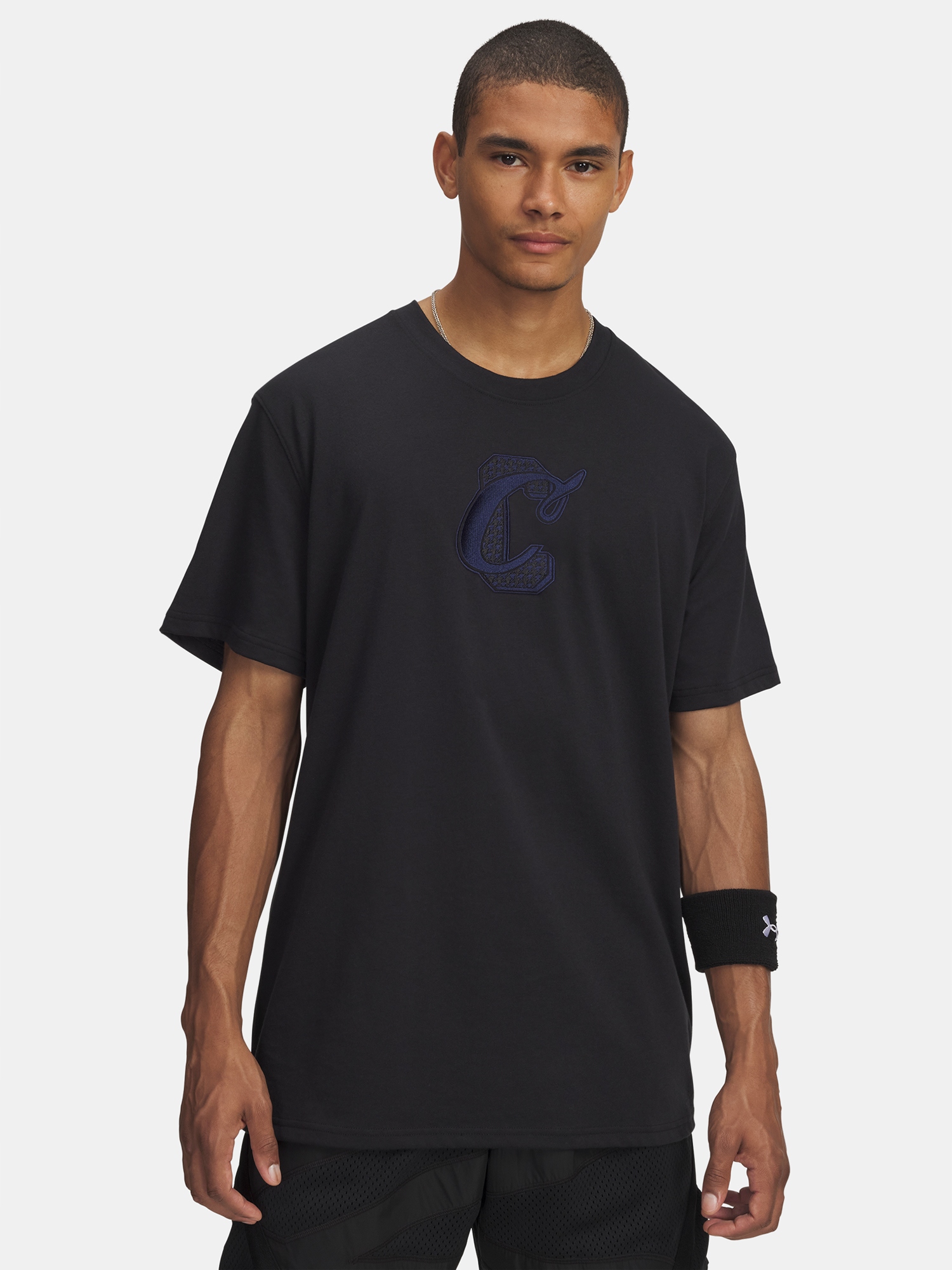Under Armour Pánské tričko Under Armour Curry Verbiage Tee 1-BLK