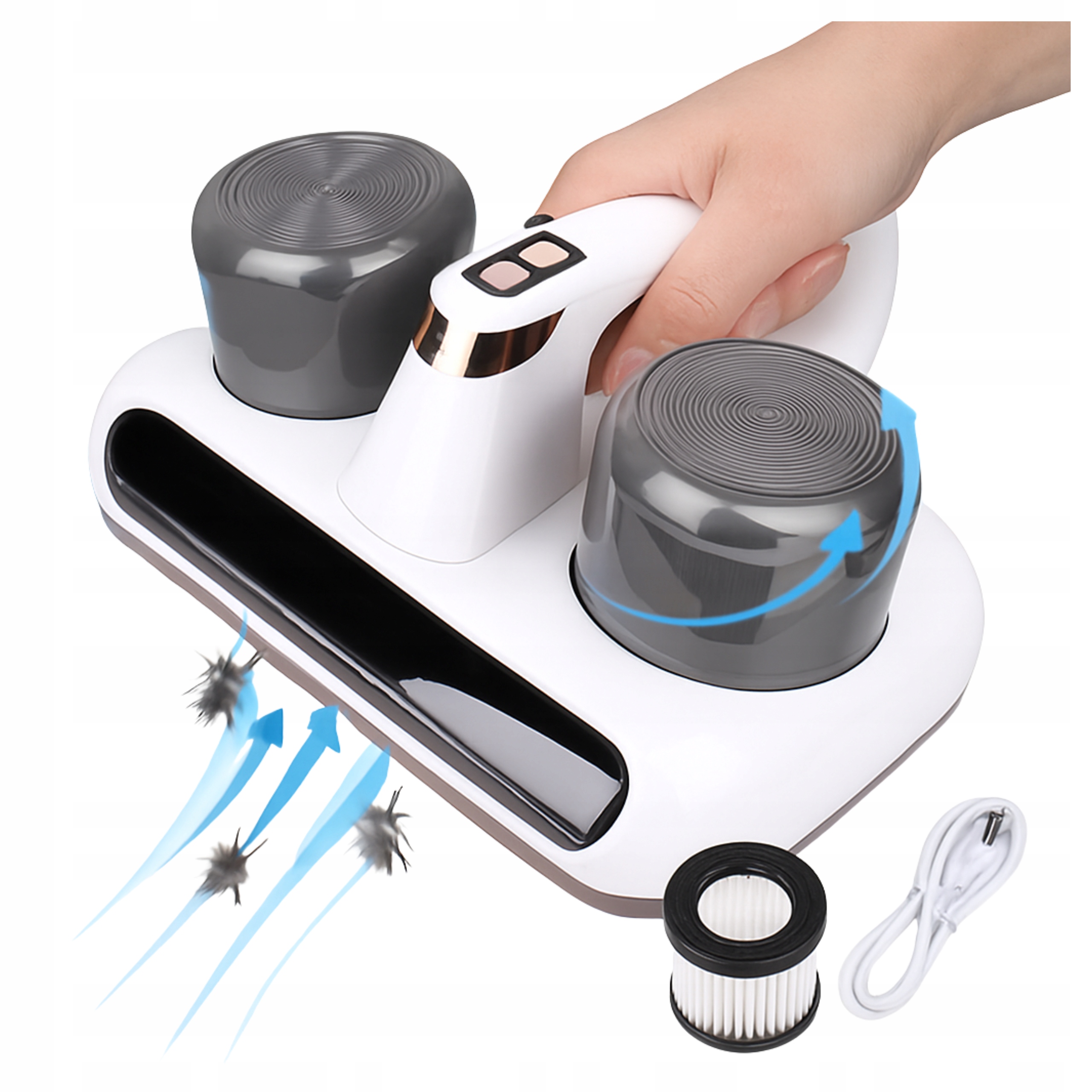 Vysavač pro odstraňování roztočů pro alergiky, sterilizace Uv matrací, hepa