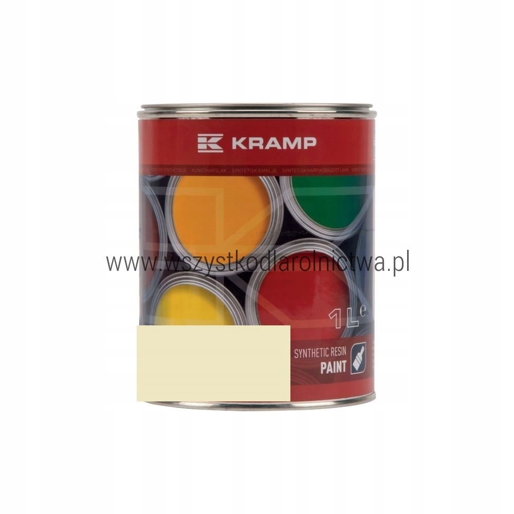 

Lakier farba Ral 1015 RAL1015 kremowo–beżowy 1L