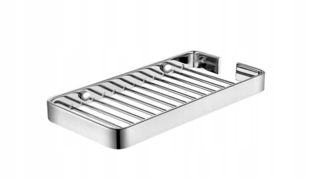 Stella košík šířka 20 cm, široký rámeček, chrom 16.042