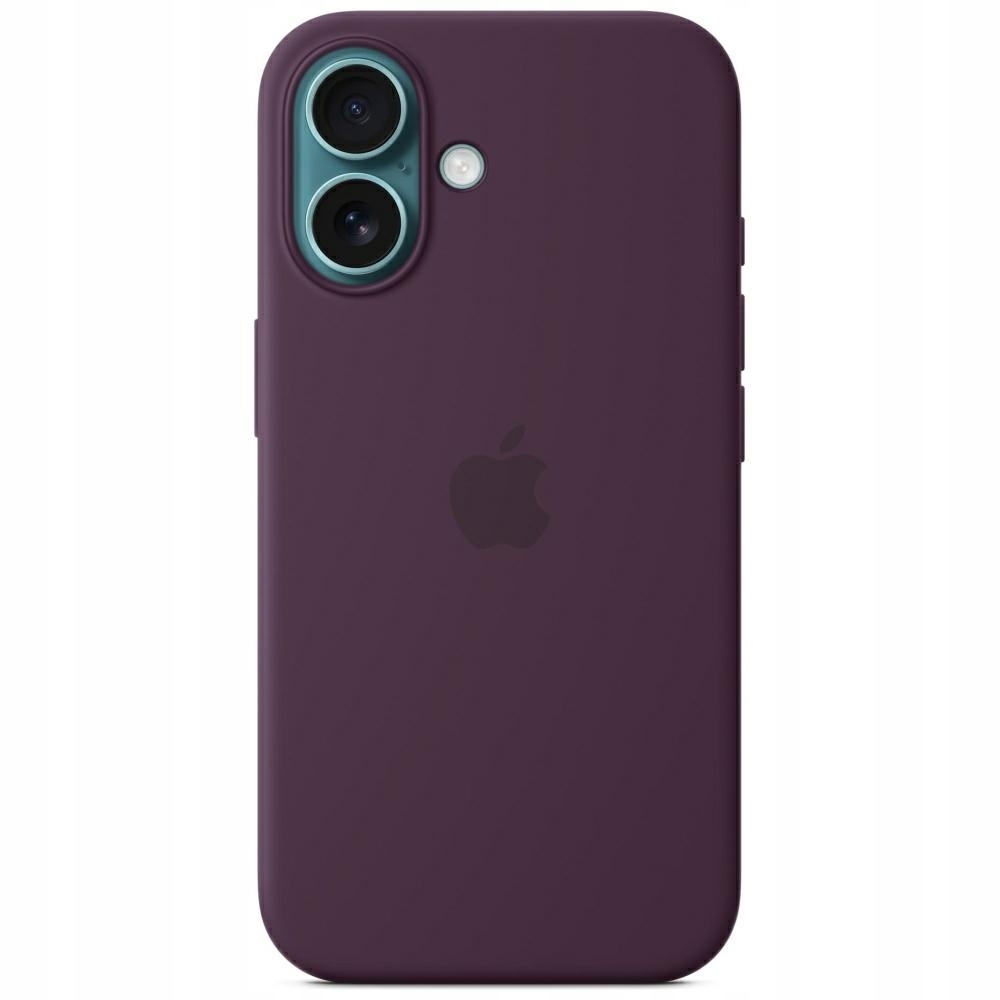 Pouzdro Apple MYY43ZM/A iPhone 16 6.1" MagSafe švestkové/plum Silicone Cas