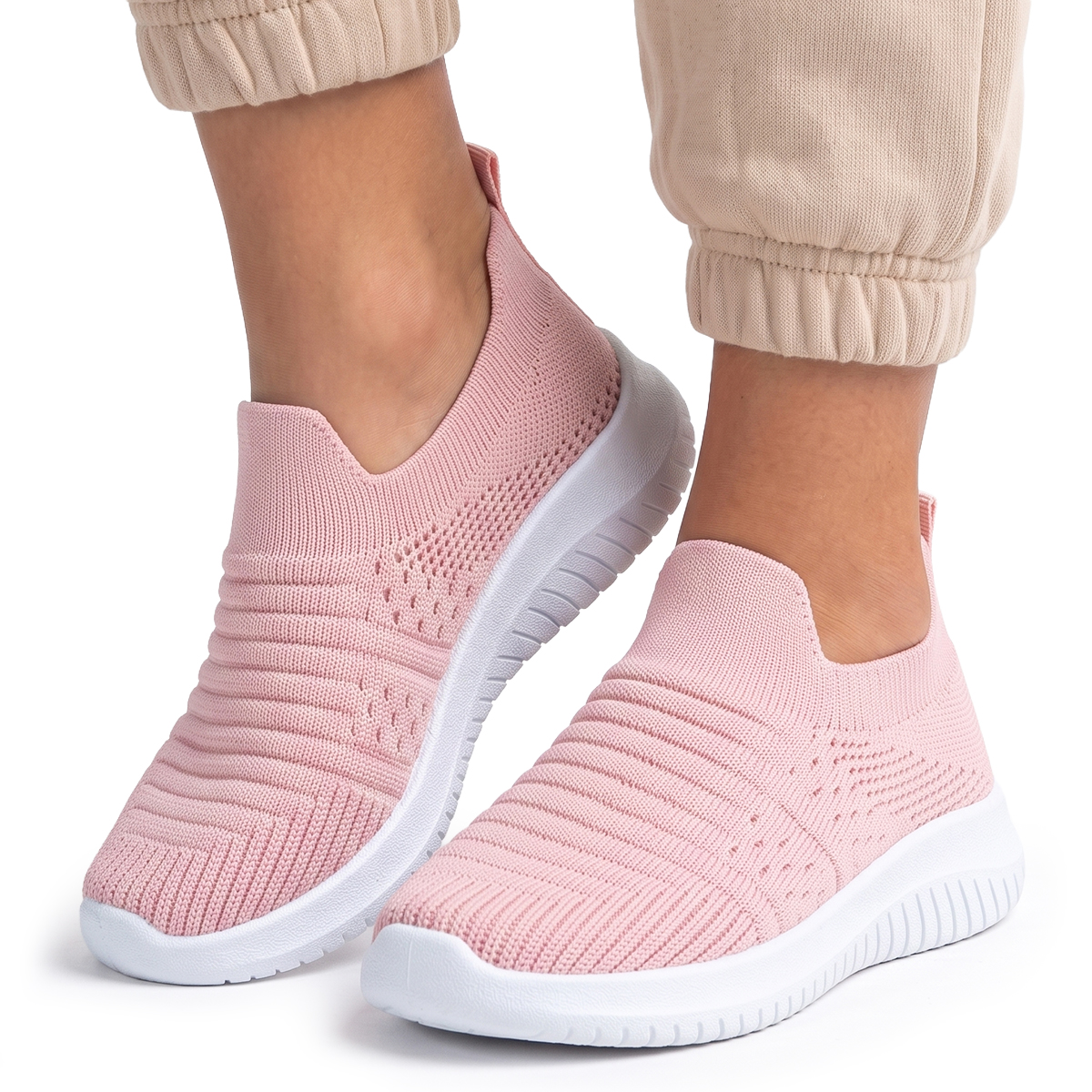 Buty sportowe sneakersy Elastyczne trampki wsuwane miękkie Lekkie Axim 37