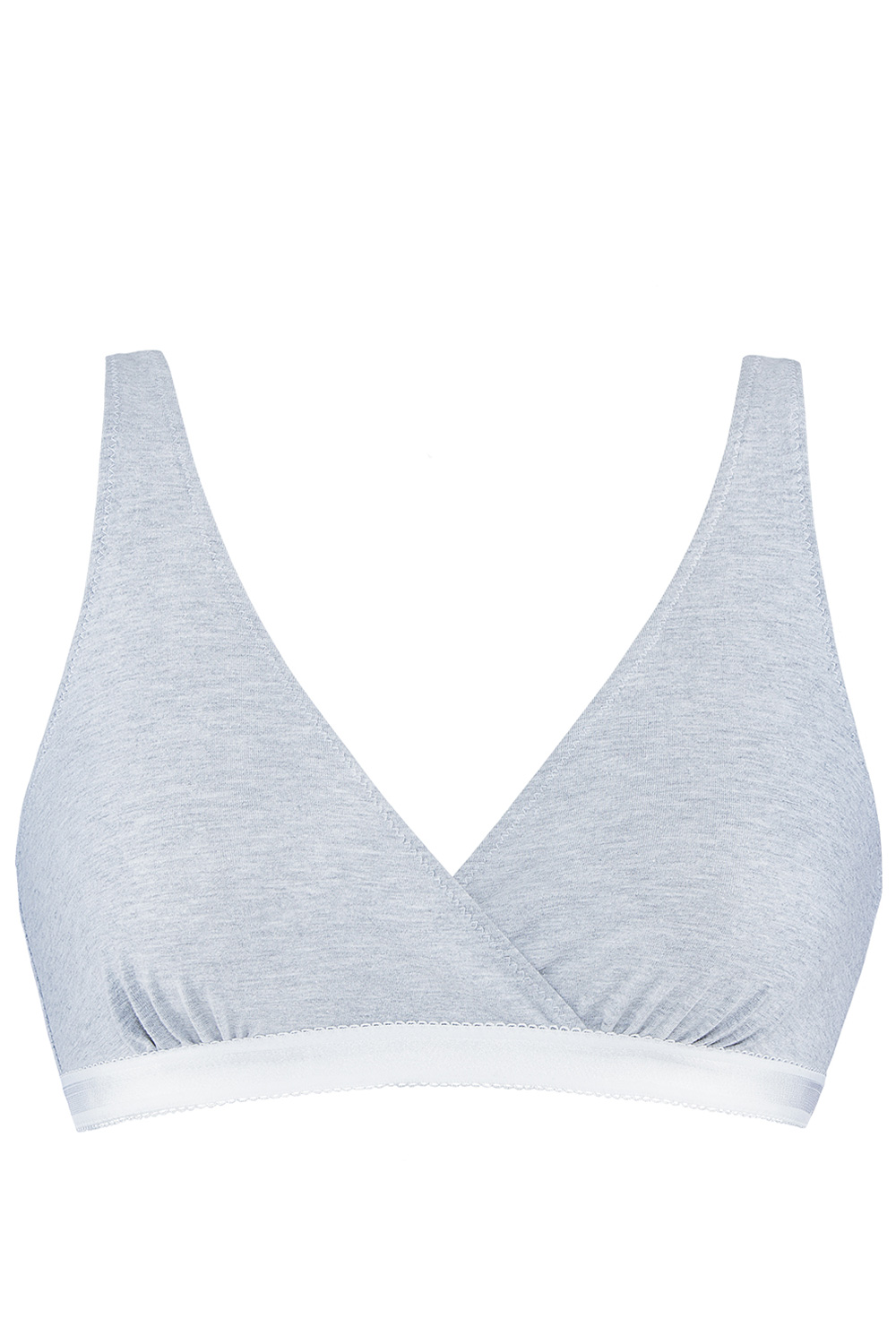 Mitex Lilly szary Biustonosz DO KARMIENIA miękki bawełna SOFT M Model Lilly