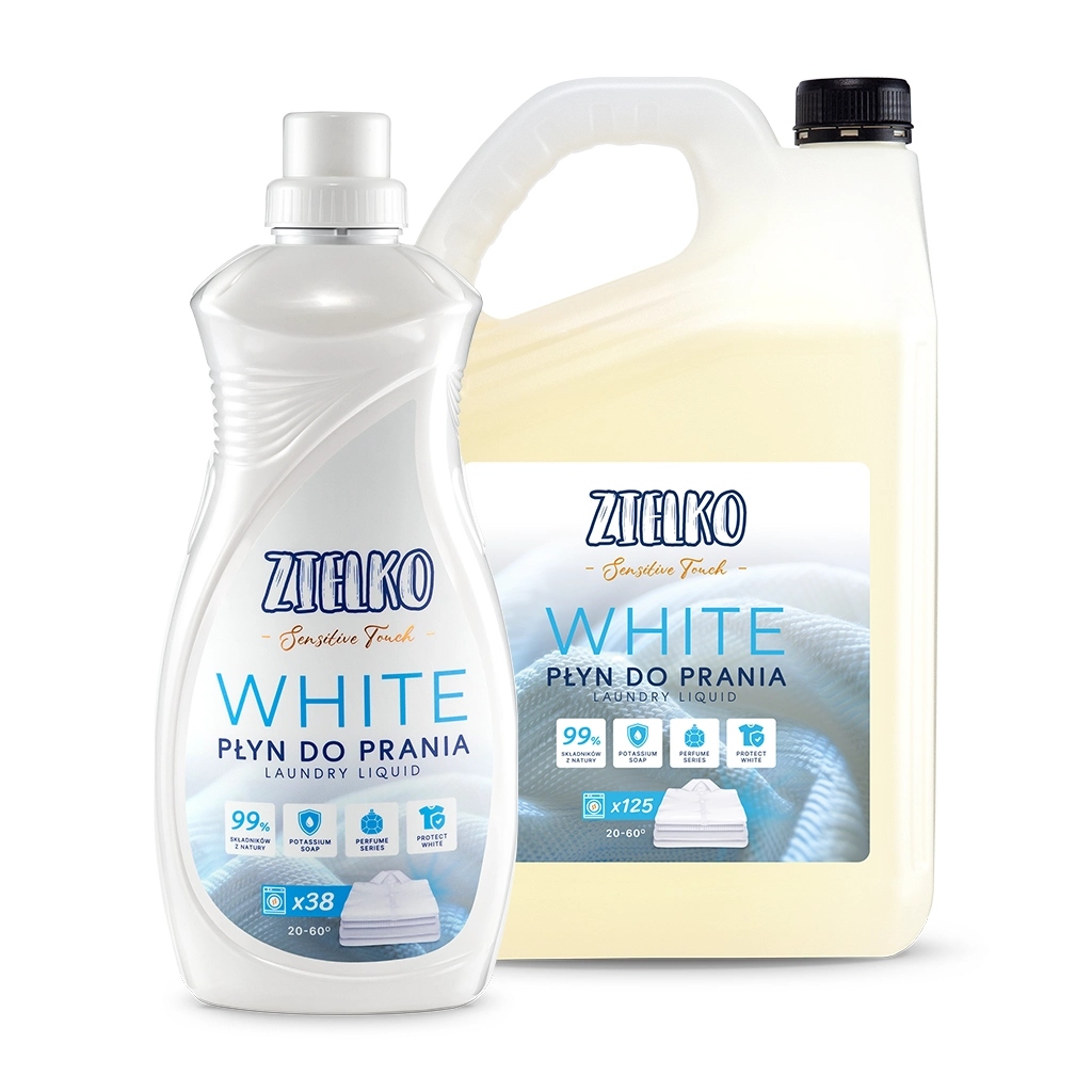 Zielko Bio Sada Tekutý prací prostředek na bílé prádlo Sensitive Touch refill
