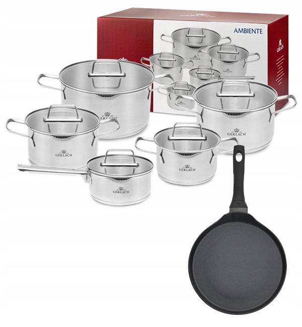 

Gerlach Ambiente Garnki Kpl 10 El +patelnia 26 CM