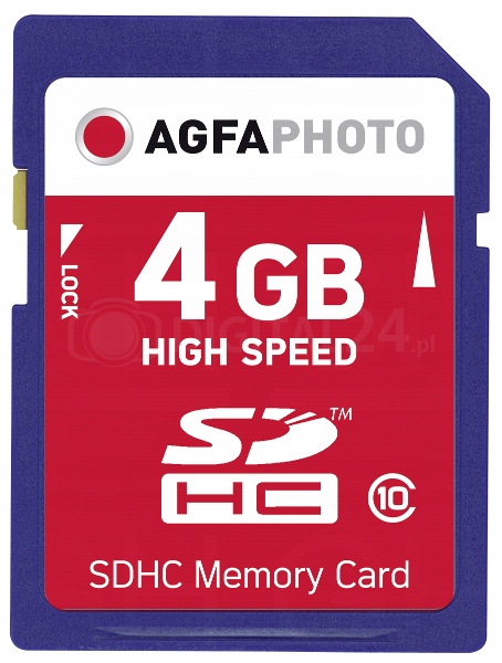 Karta pamięci AgfaPhoto SDHC 4GB High Speed Class 10 UHS I Producent AgfaPhoto
