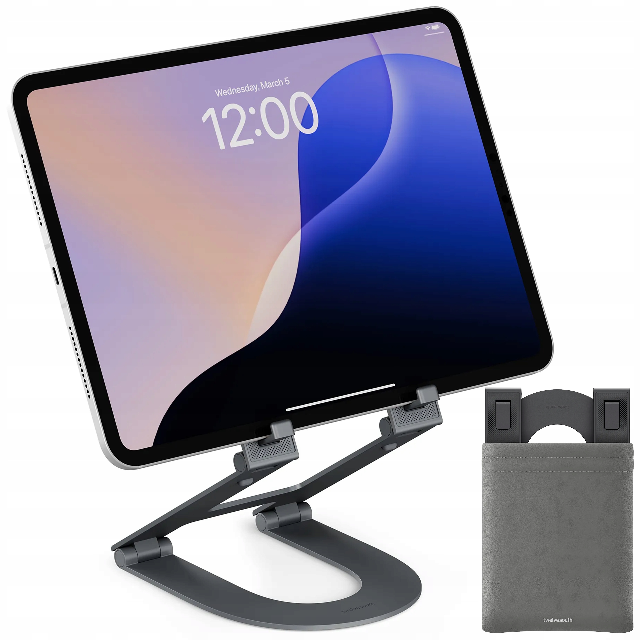 Twelve South Curve Mini – nastavitelný hliníkový podstavec pro iPad Držák