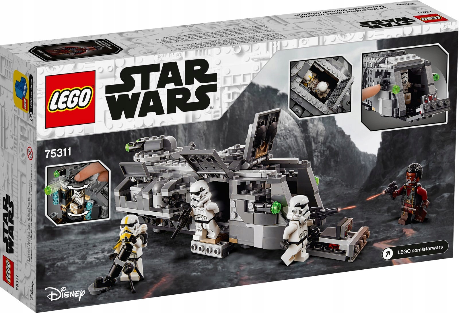 LEGO Star Wars Opancerzony maruder Imperium 75311 Liczba elementów 478 szt.