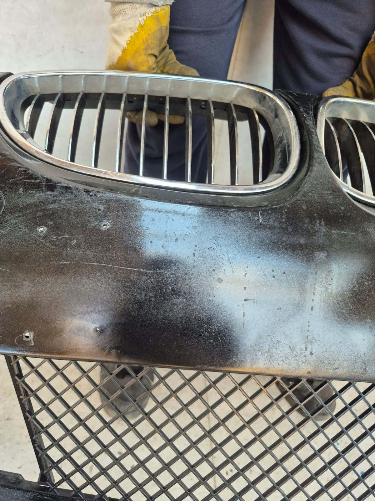 BMW 5 E60 E61 m-packet 03- bumper front front SPR PDC 7896582