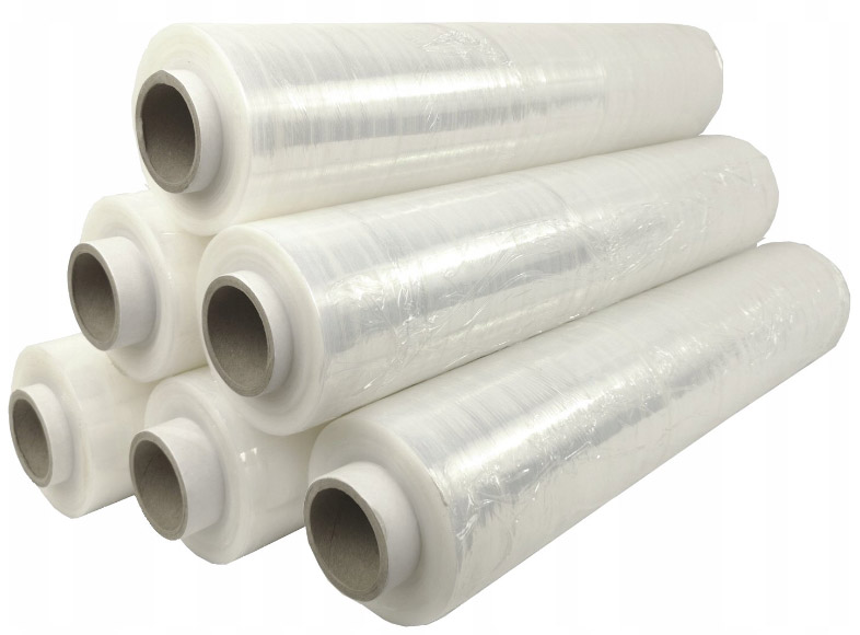 FOLIA STRETCH STRECZ PRZEZROCZYSTA LEKKA TUBA 3 KG Marka KUGO