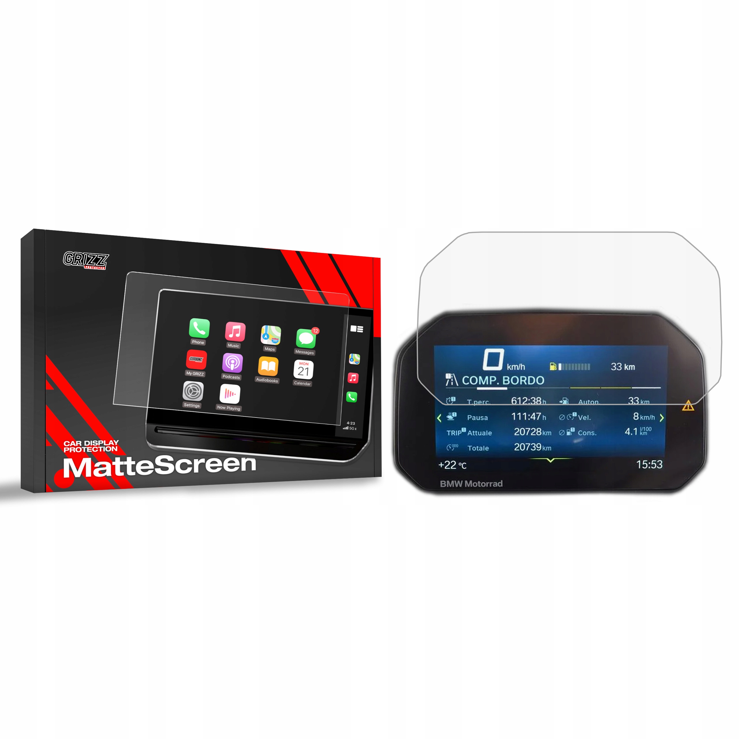 Folia Antyodciskowa do Bmw R 1250 Gs 6,5" Tft (2019-2025)