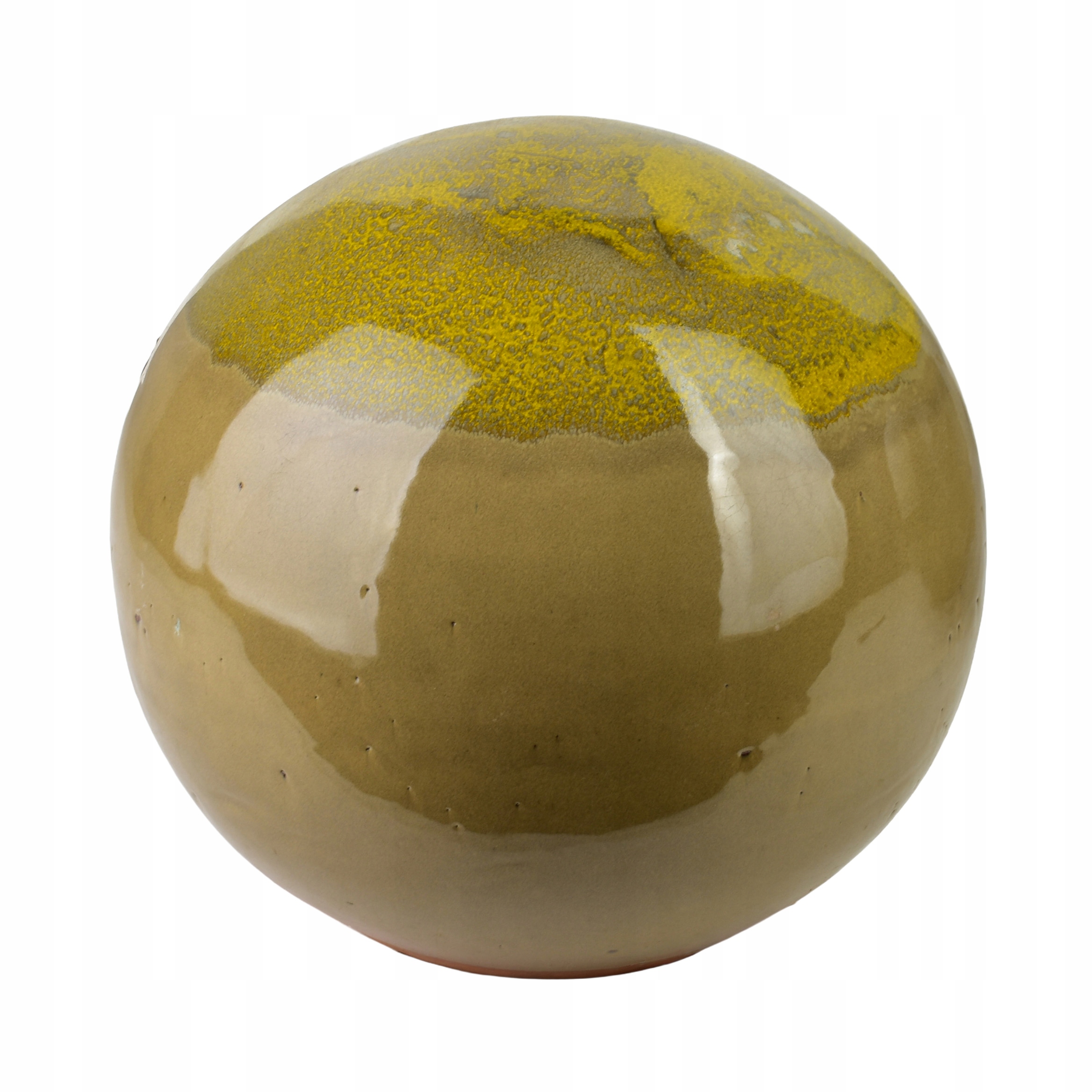 Dekorativní keramická koule Saggio Sunset 30 cm zelená