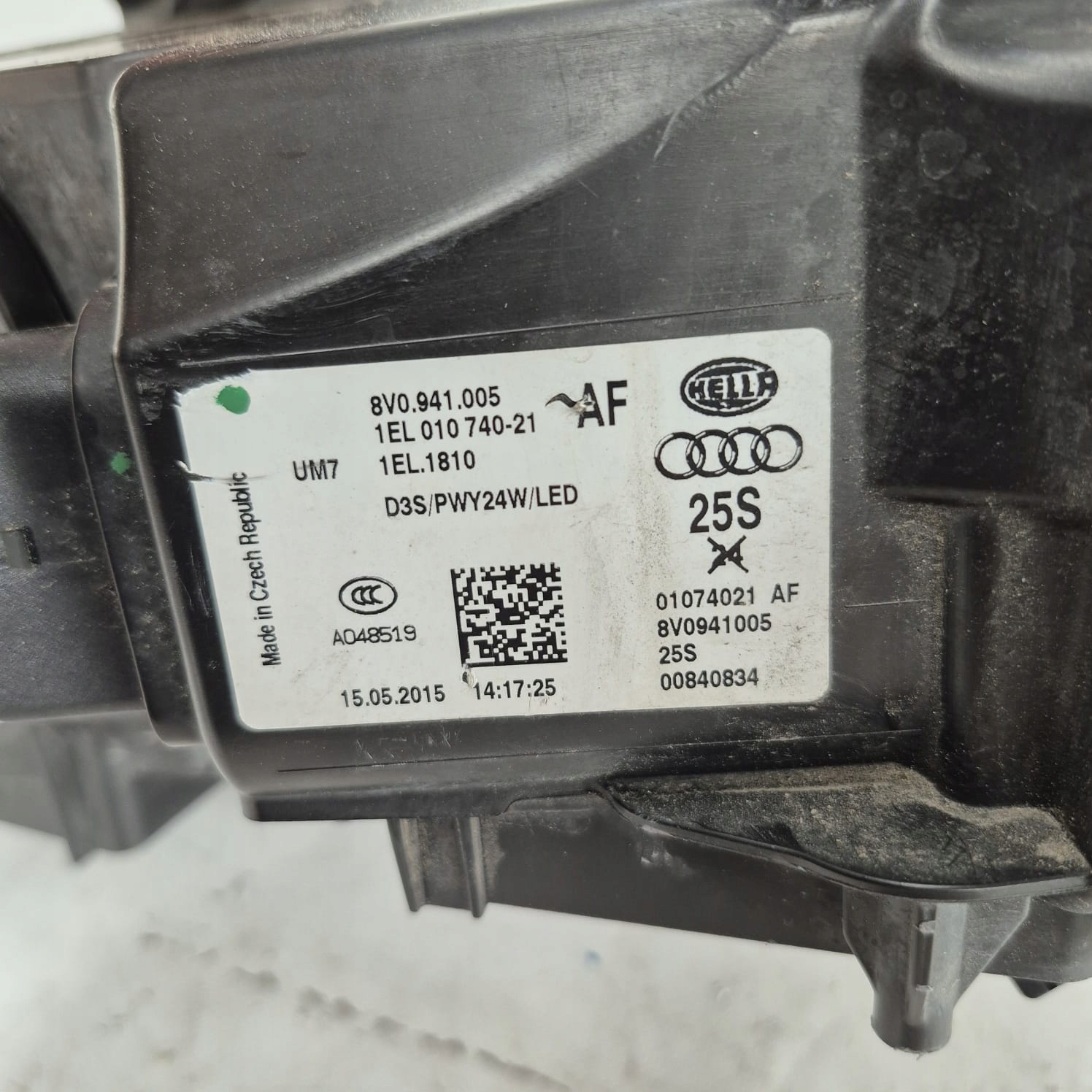 AUDI A3 8V 12-16 light left front front XENON 8V0941005
