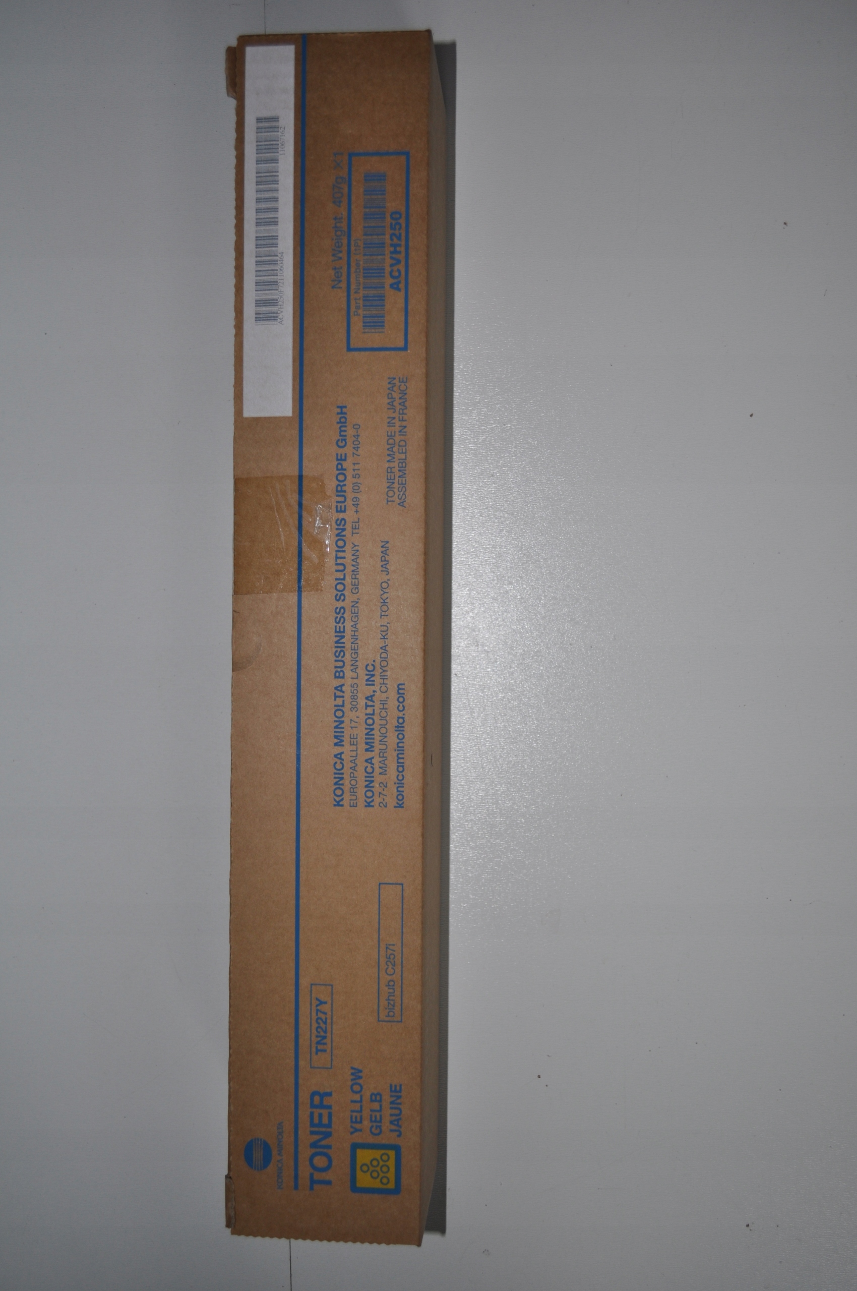 Toner TN-227Y ACVH250 Konica Minolta Bizhub C257i