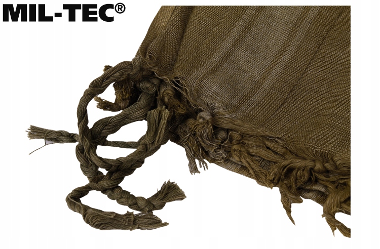 ARAFATKA CHUSTA KEFIJA SHEMAGH WOJSKOWA MIL-TEC 110X110cm OCHRONNA OLIVE Kolekcja MILITARIA, SURVIVAL