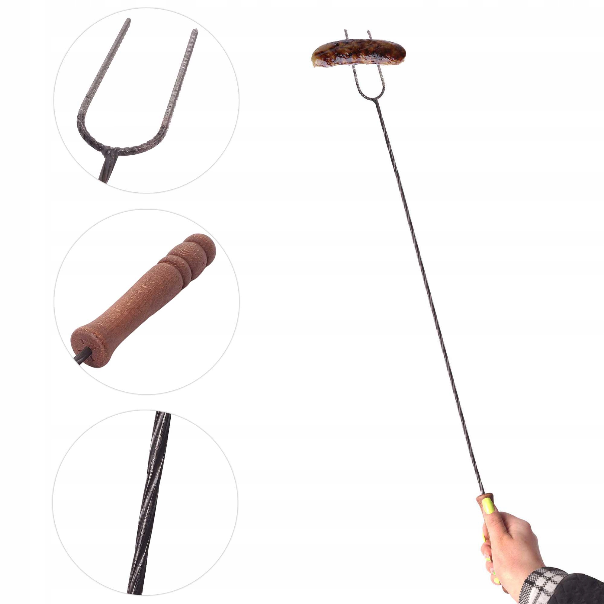 WIDELEC KIJ WIDEŁKI DO GRILLA NA OGNISKO KRÓTKI