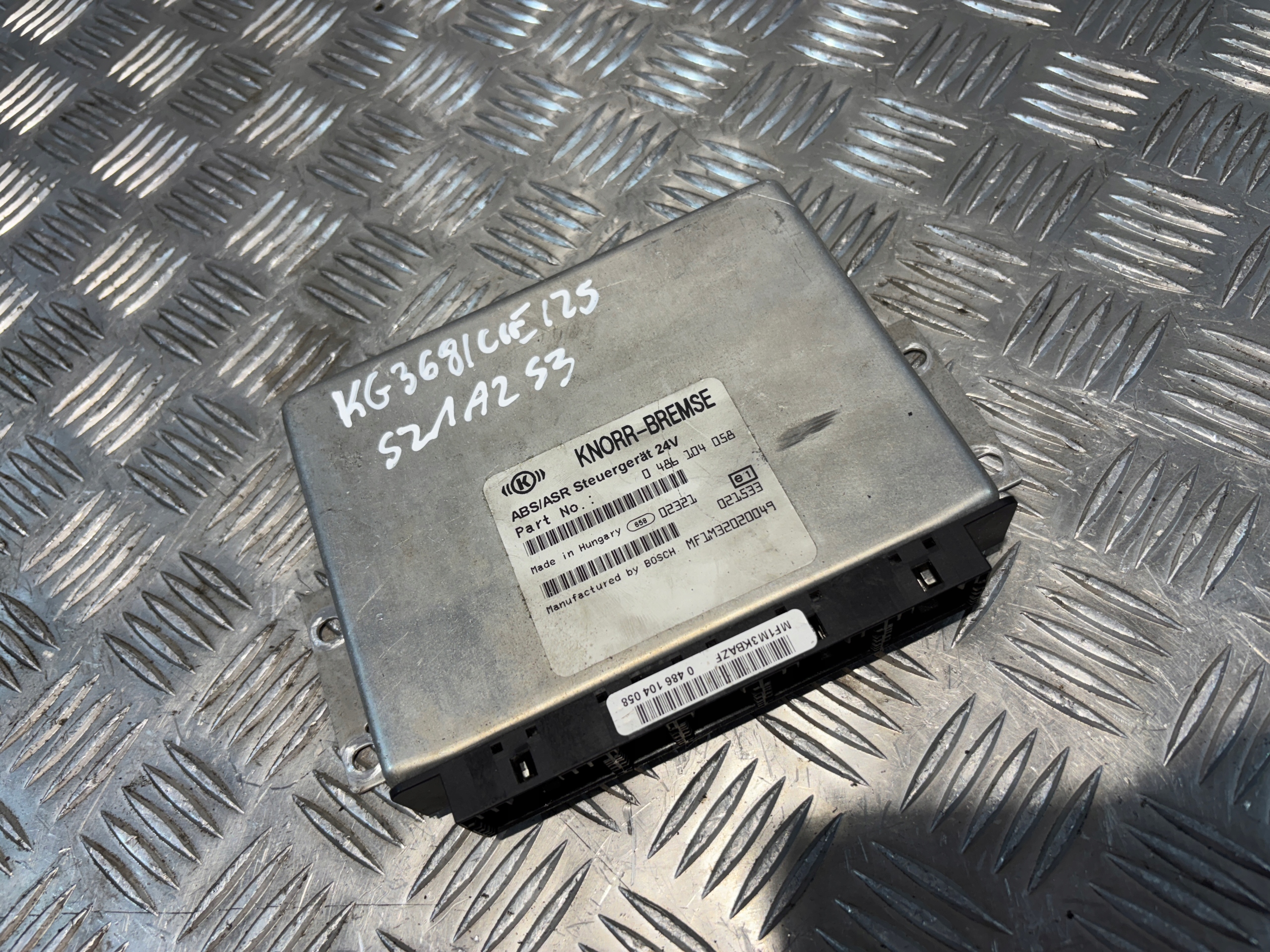 control unit ABS/ASR Knorr-Bremse 0486104058