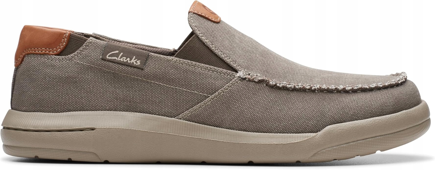 Clarks Nazouvací Polobotky Béžové Hladké Pro Každodenní Nošení 40,5 Jrl