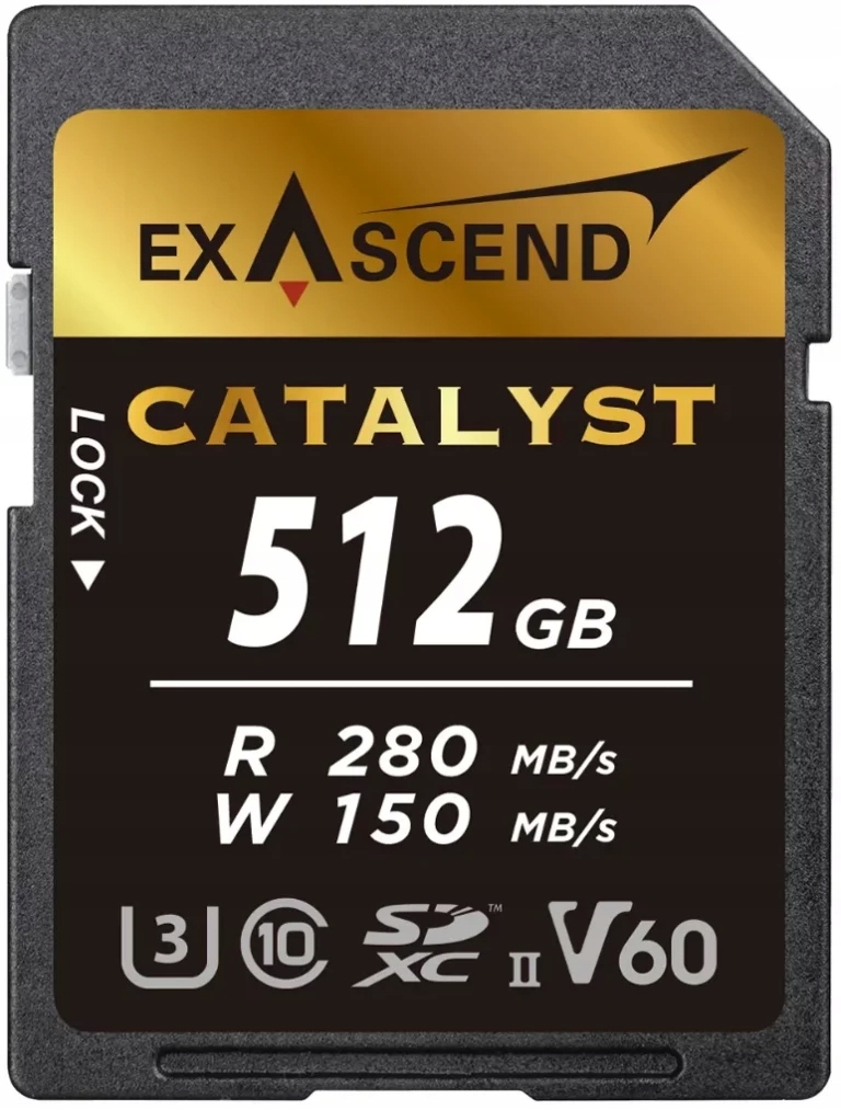 Paměťová karta Exascend Catalyst Sd Uhs-ii V60 512GB