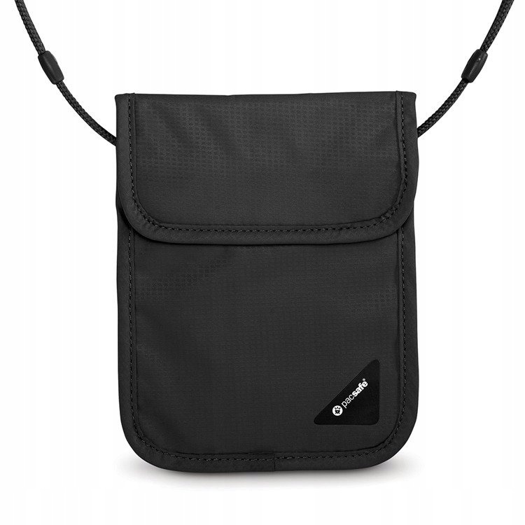 Cestovní Pas Pacsafe Coversafe X75 Rfid Černý Proti Krádeži Skrytý