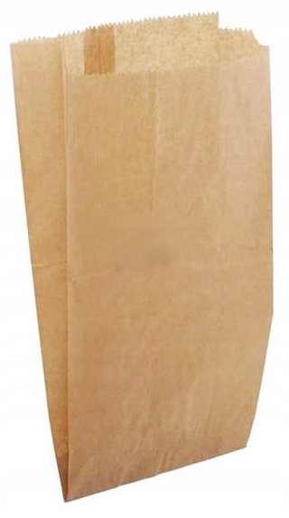 

Torebka papierowa szara fałdowa 34/18/6 250szt