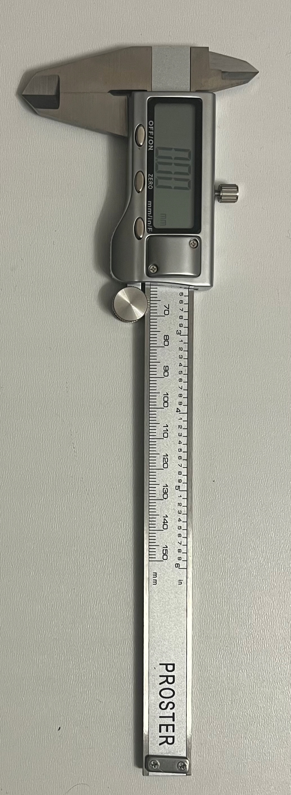 PROSTER Cyfrowa Suwmiarka 150mm 6 Cal Elektroniczna Stalowa Miernik — miniatura 8