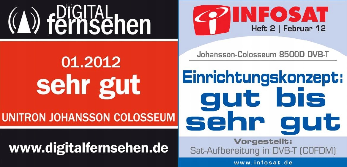 Stacja Titanium 8701 8x DVB-S2 / 4x DVB-T/C +2x CI Marka Johansson