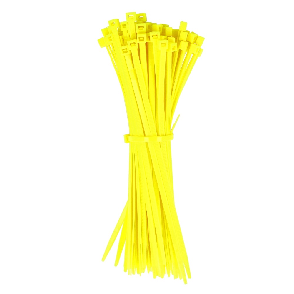 Opaski zaciskowe Fluo 280x4,5mm Żółte