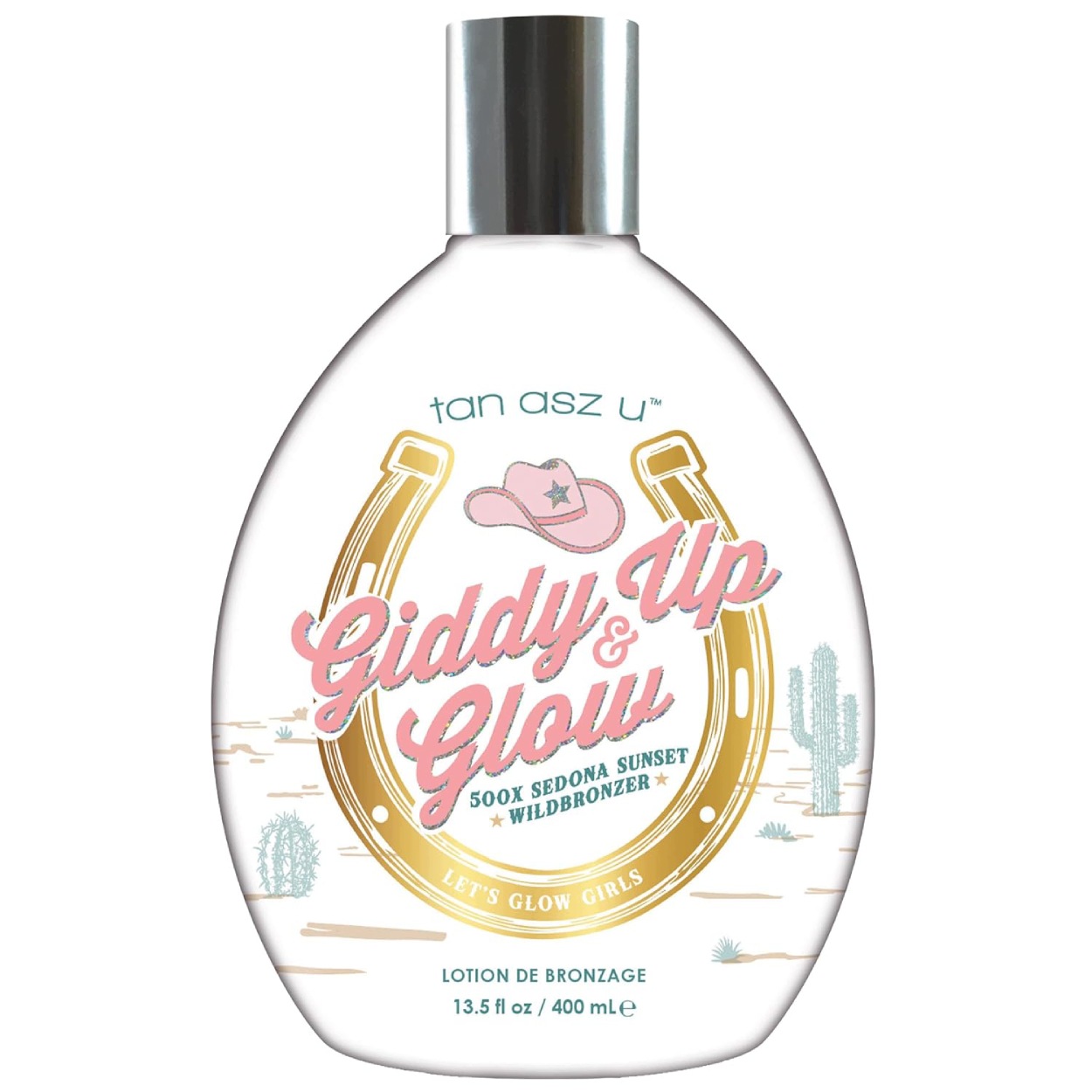 Tan Asz U Giddy Up & Glow 500X Bronzer Balzám Na Opalování Opuncie 400 ml