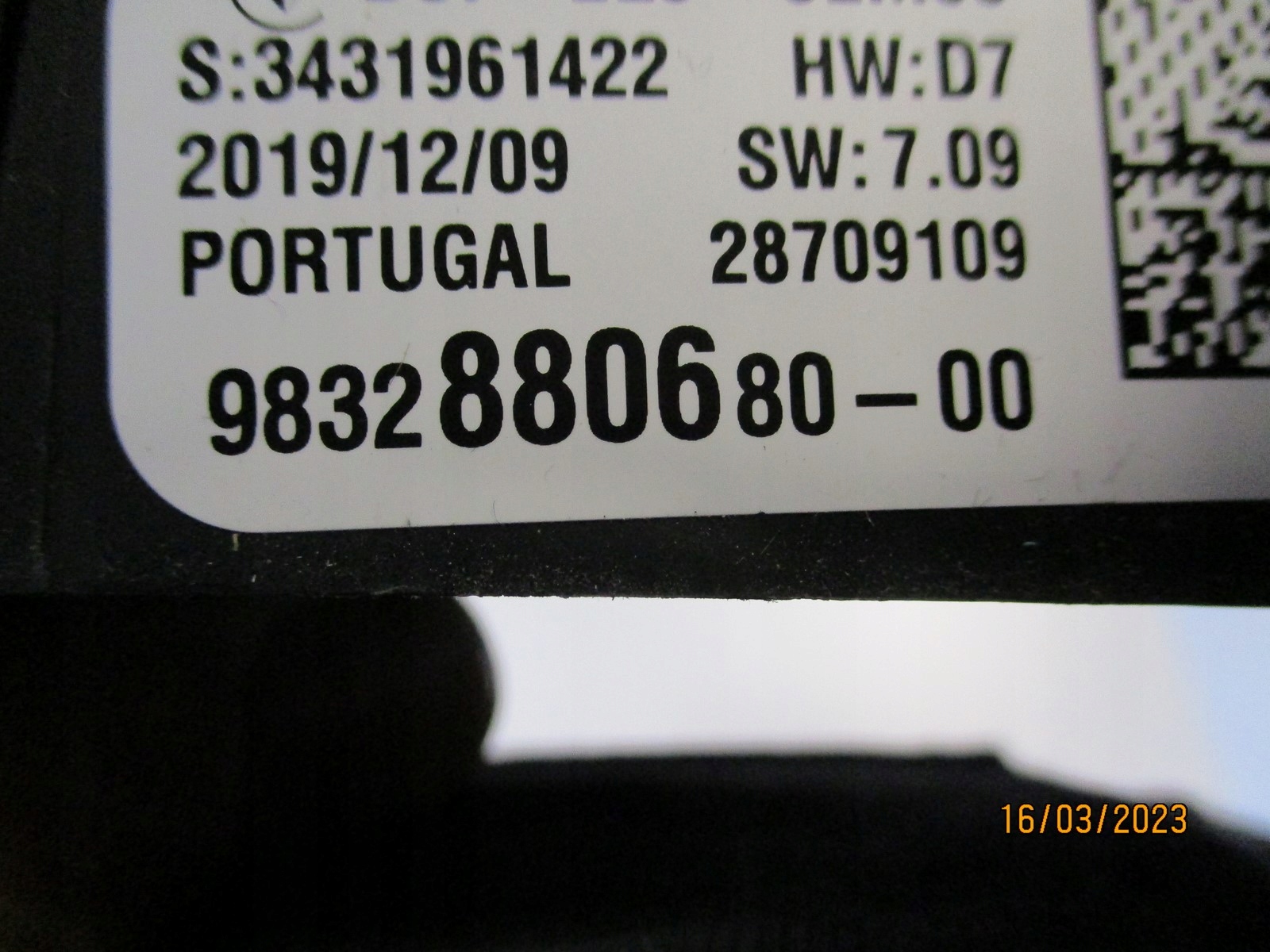 modulo BSI CITROEN C4 PICASSO III 20R 9832880680
