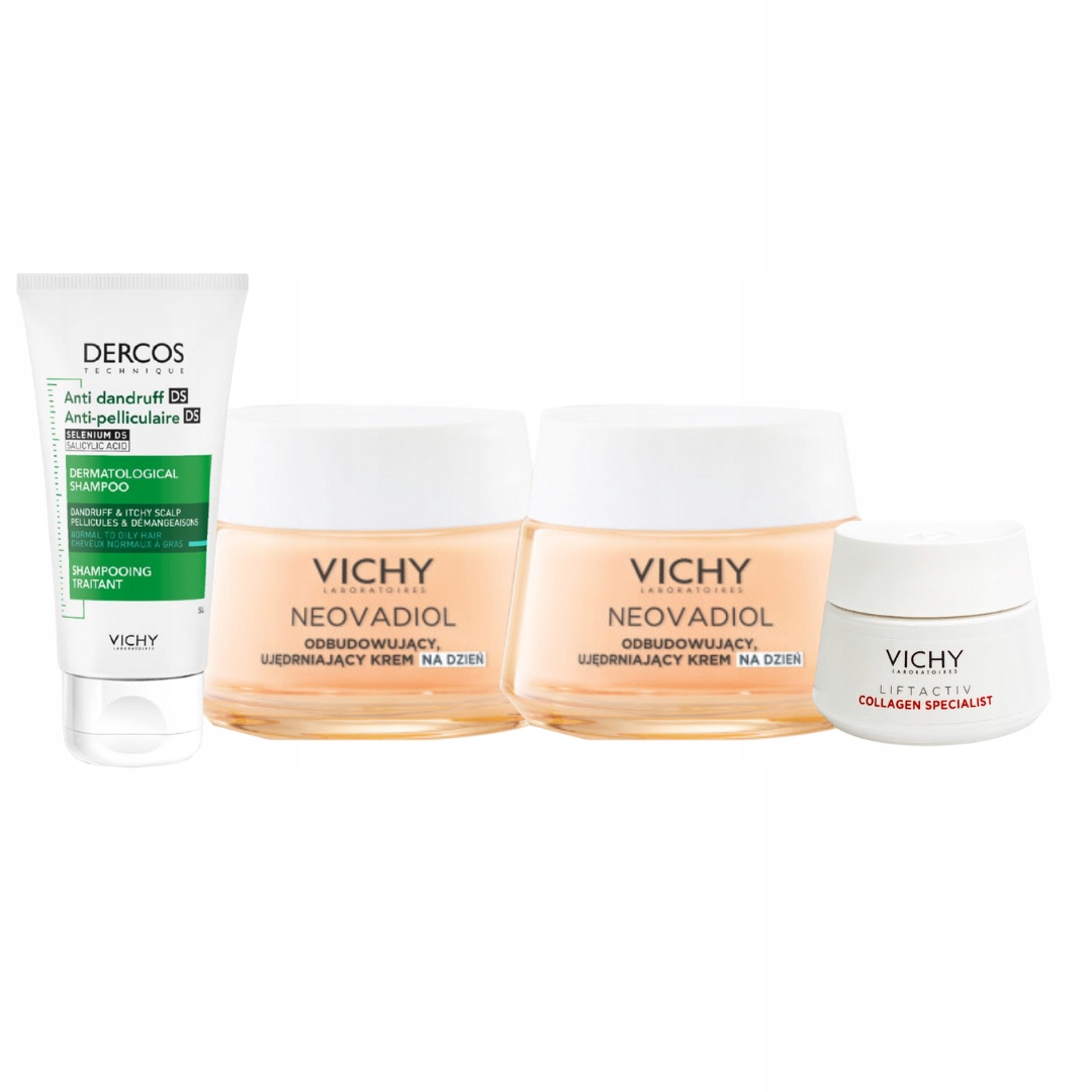 Vichy Krem na dzień do suchej skóry kompleks uzupełniający 50 ml 2PAK