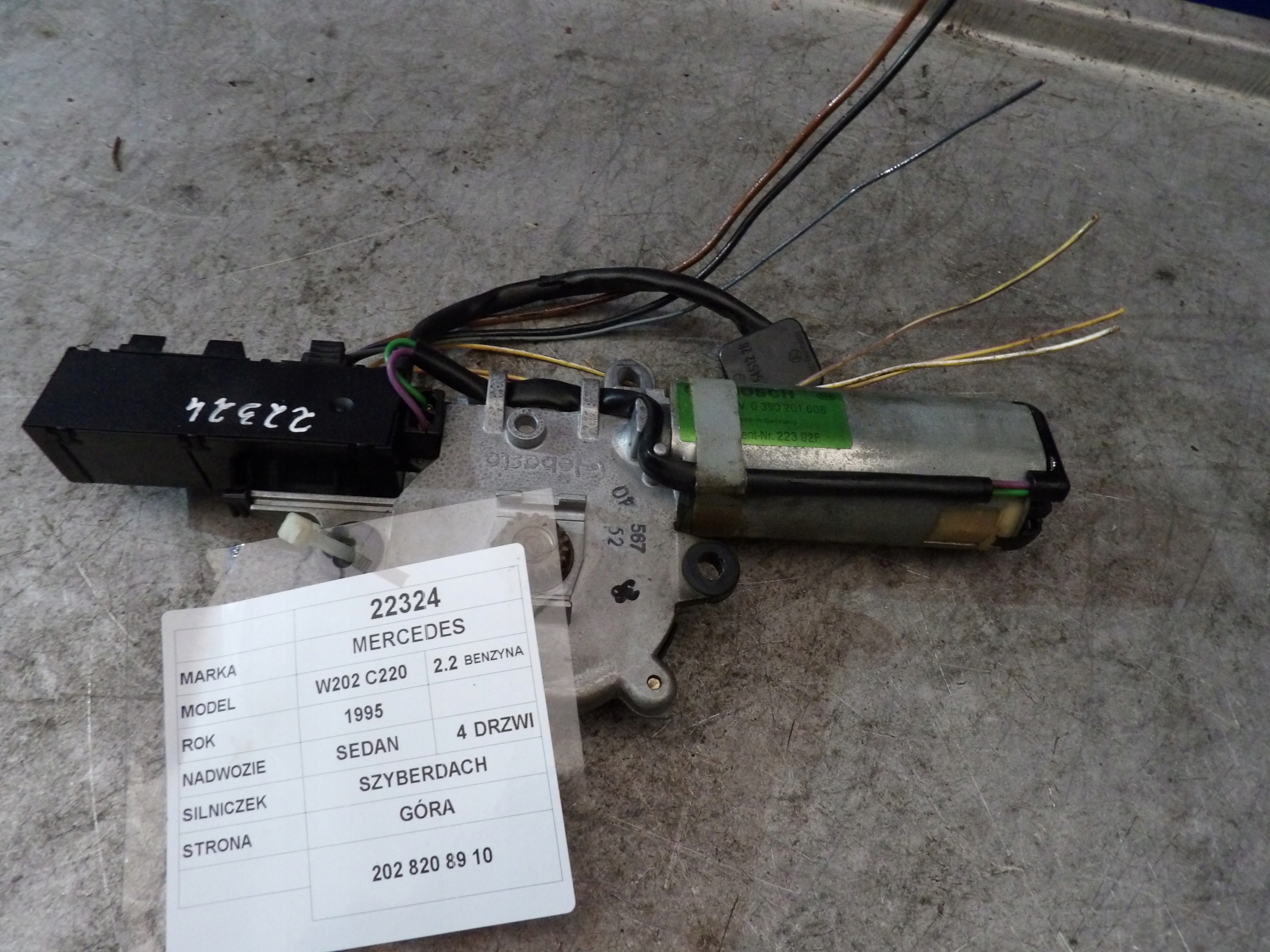 Mercedes W202 Motor Schiebedach 2028208910