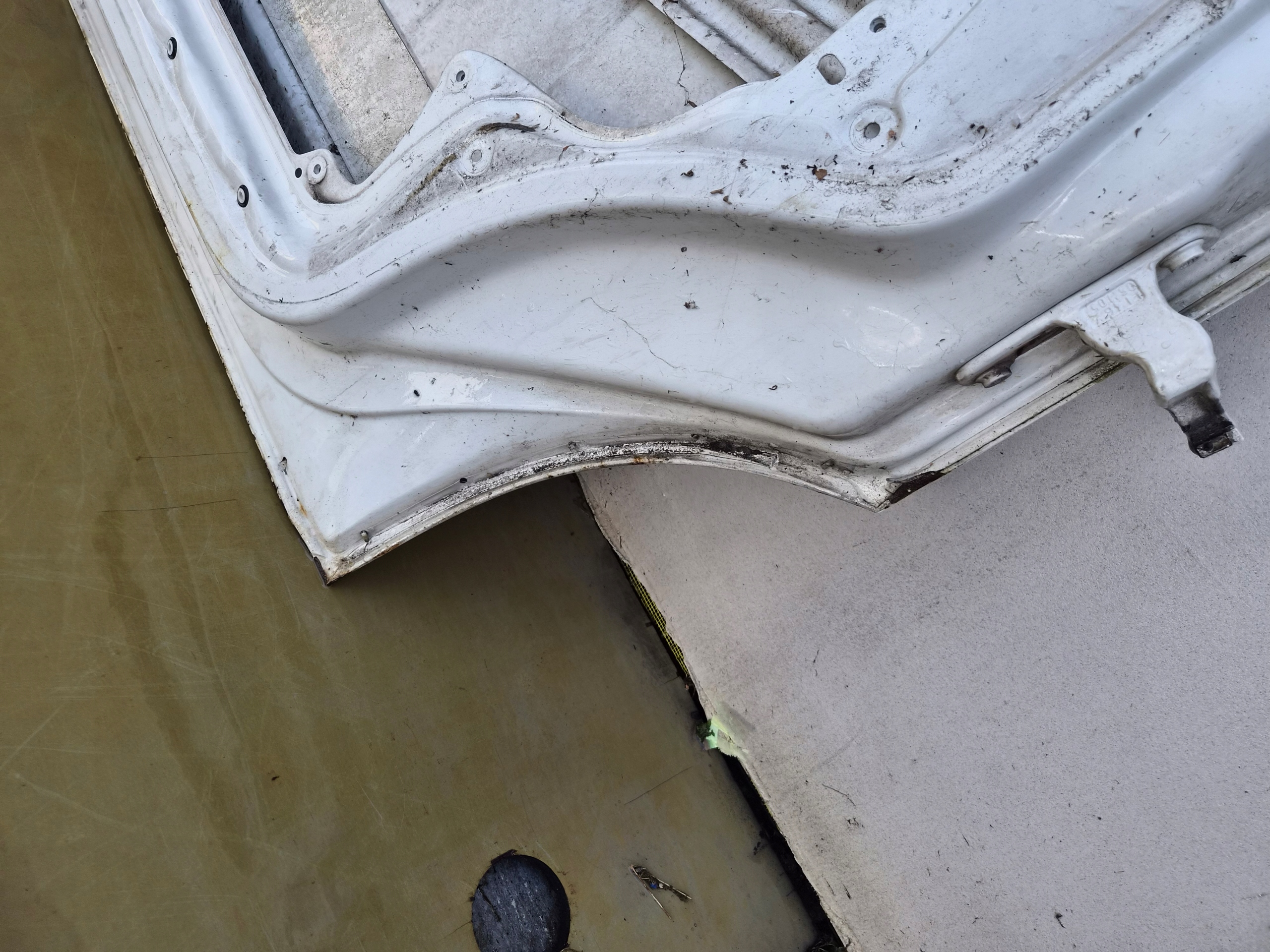 door front left VW T5 T5 LIFT front kierowca/ driver´s biale