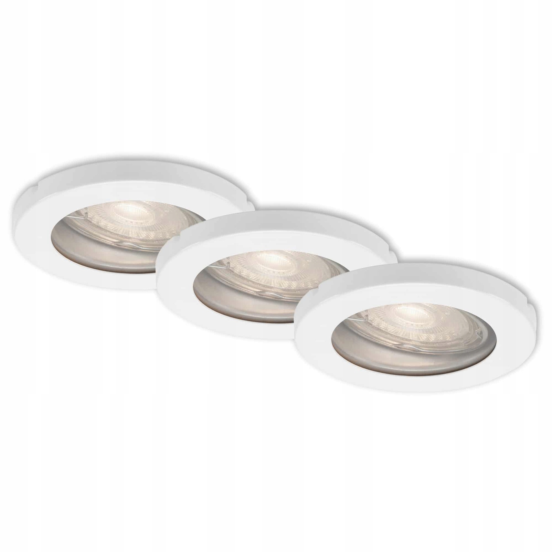 Briloner 3ks Led vestavné svítidlo, 8,5 cm, 5W, bílé, IP65, Bri 7181-036