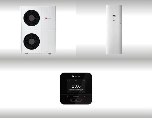 Pompa ciepła GeniaAir Split HA 10-5 OS 400V – system OZE z wieżą hydrauliczną
