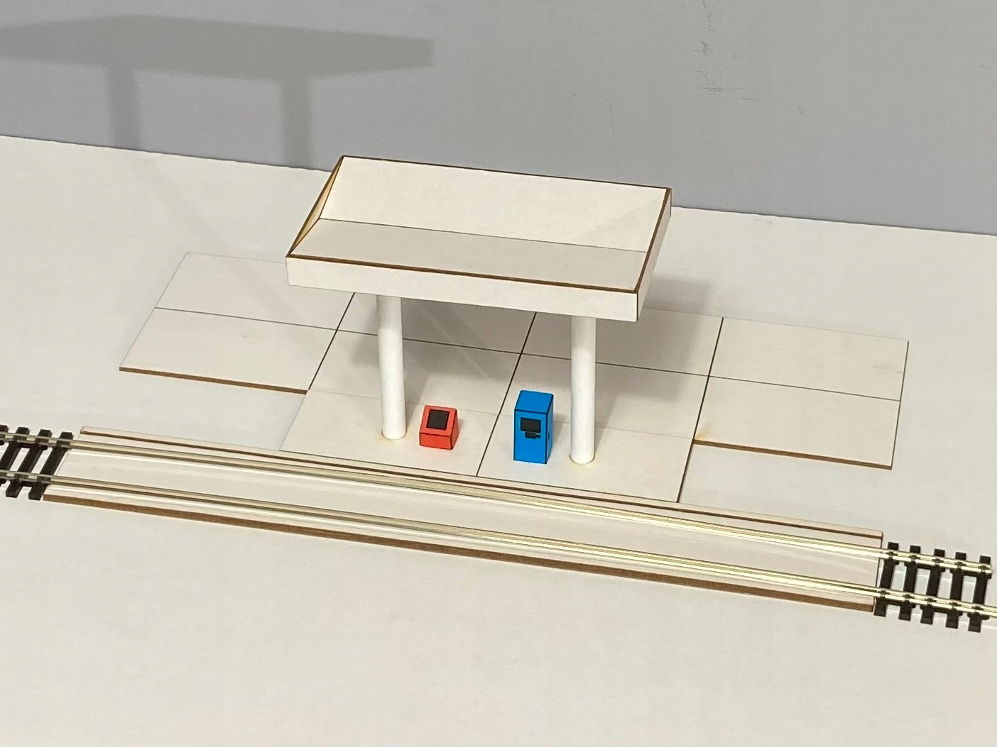 

Stacja tankowania lokomotyw H0 1:87