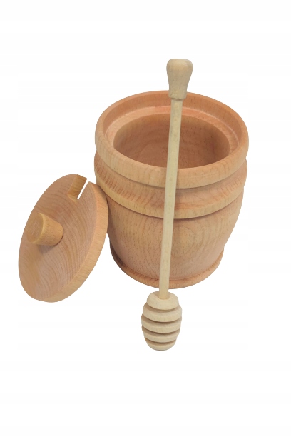 

Pojemnik na miód drewniany miodownik beczułka