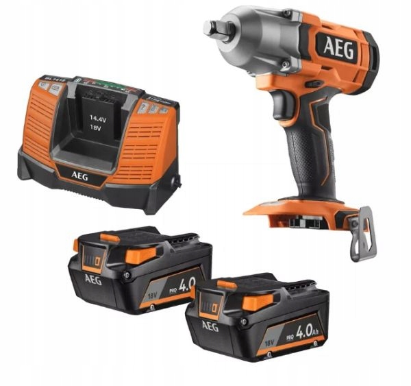 Aeg Rázový Uťahovák 1/2", 18V, 439 Nm, Bezkartáčový, Sada