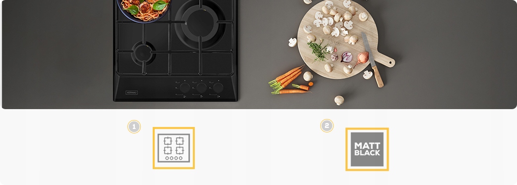 Zestaw KERNAU KGH4346B + KBH0145B 45CM Marka Kernau