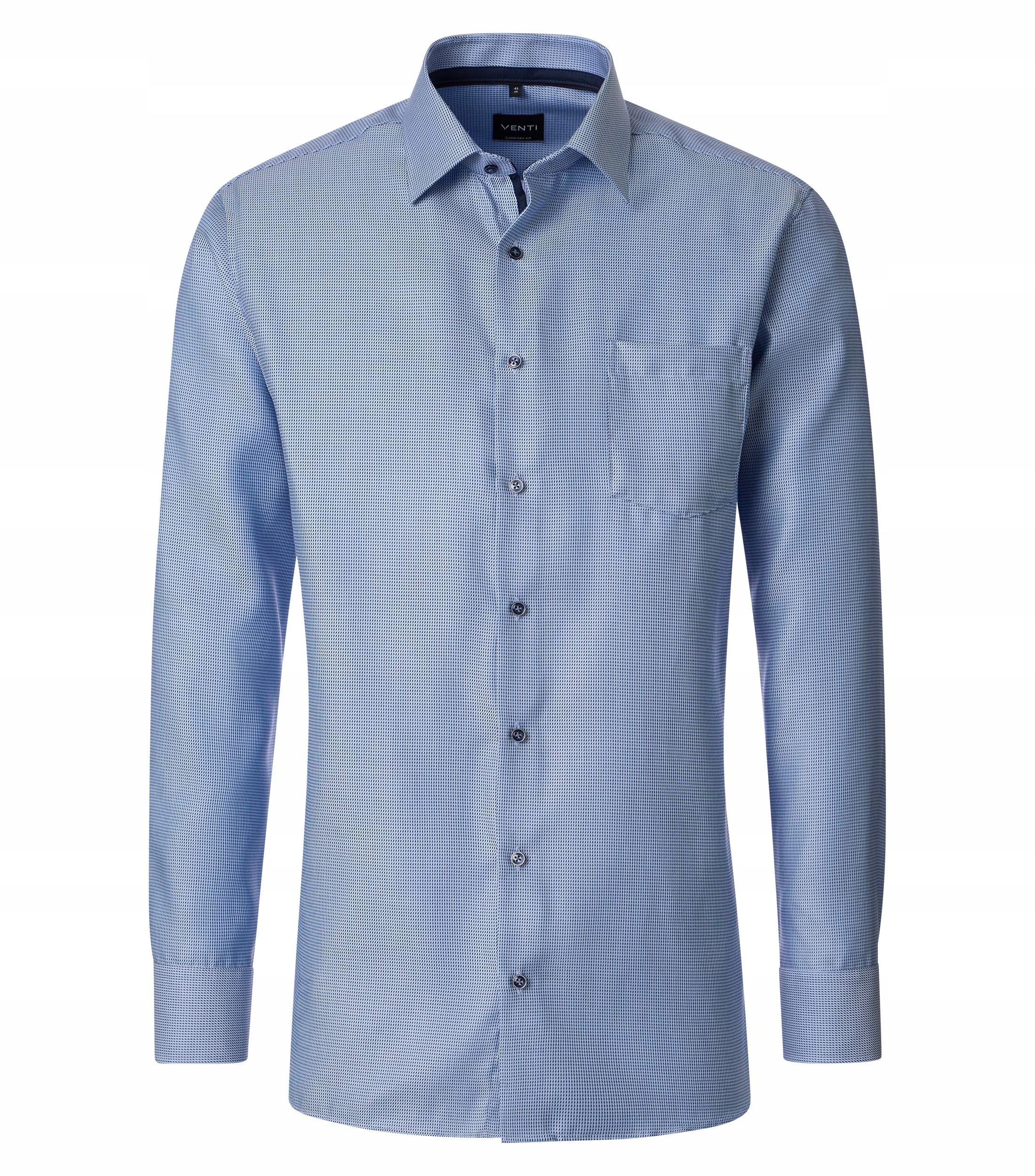 Venti Velké Velikosti Návštěvnická Business Košile S Dlouhým Rukávem 5XL 52 170 cm