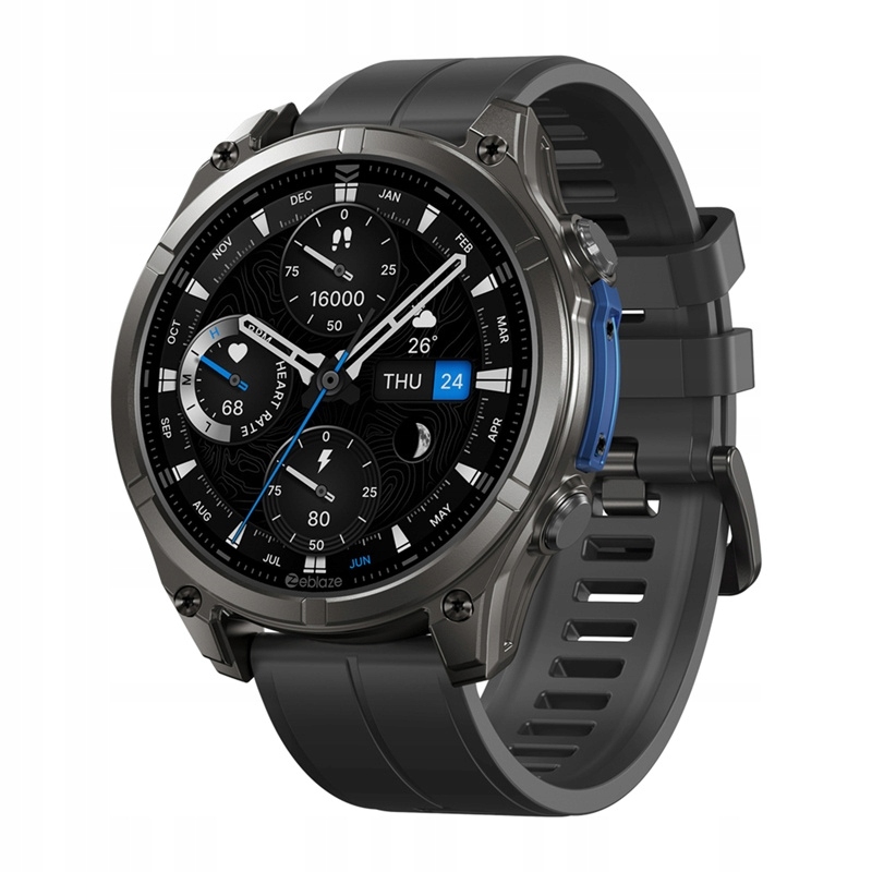 Inteligentné hodinky Zeblaze Vibe 8 Abyss (čierne)