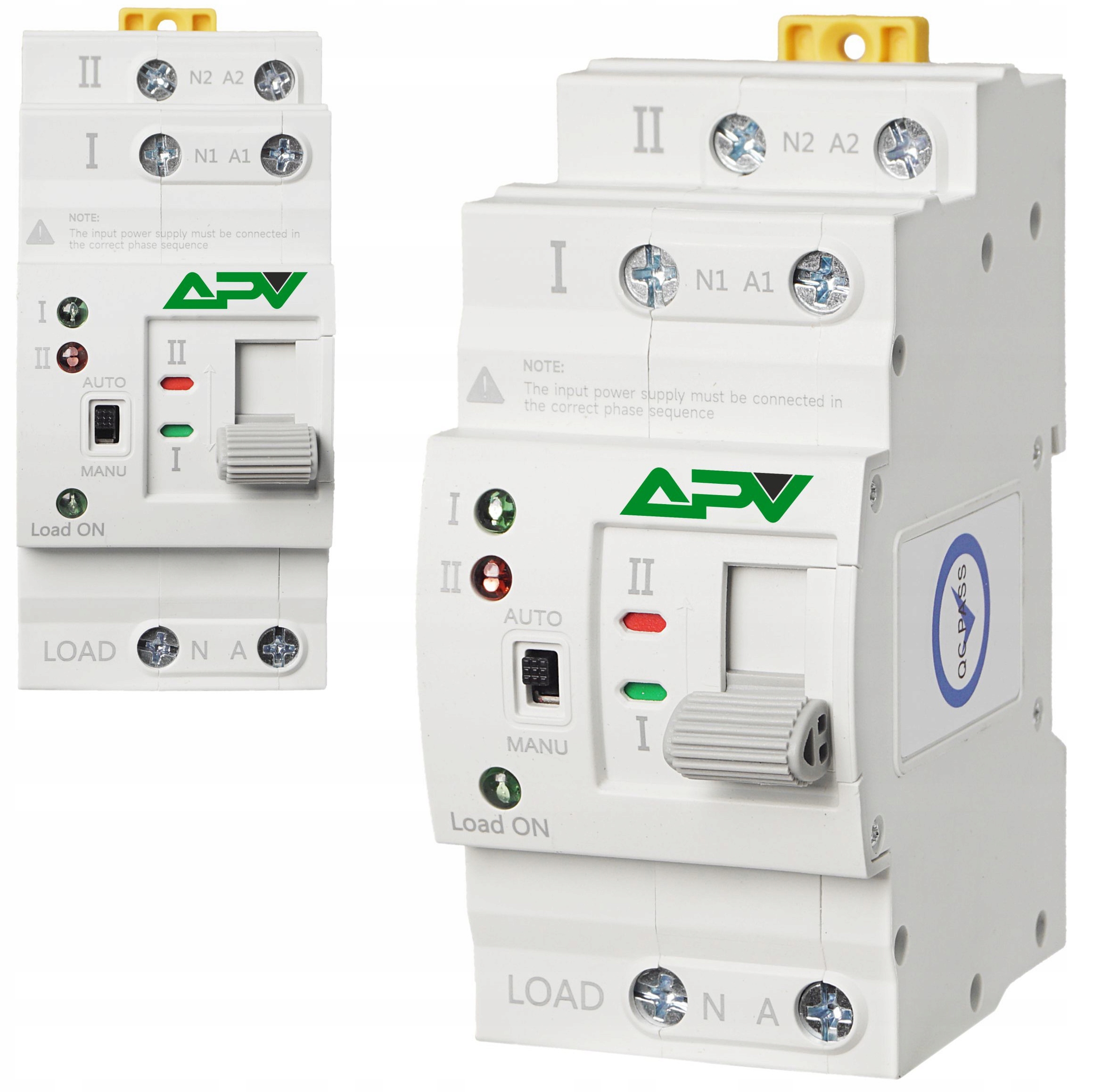 Automatyczny Przełącznik Zasilania 32A 2P Fotowoltaika Sieć Agregat 1 Faza