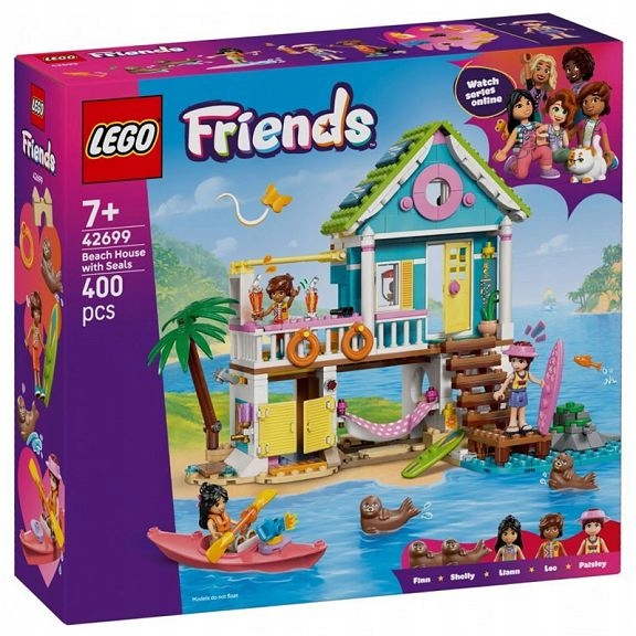 Lego Friends Domeček na pláži s tuleni 42699