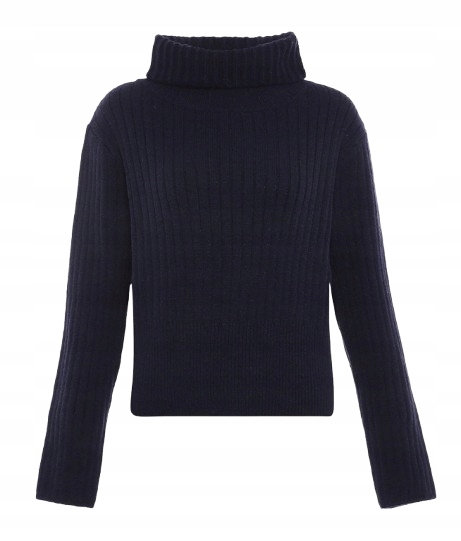 Blondýnka S Modrým Rolákem, Jednoduchý Pruhovaný Svetr M/L Jqf