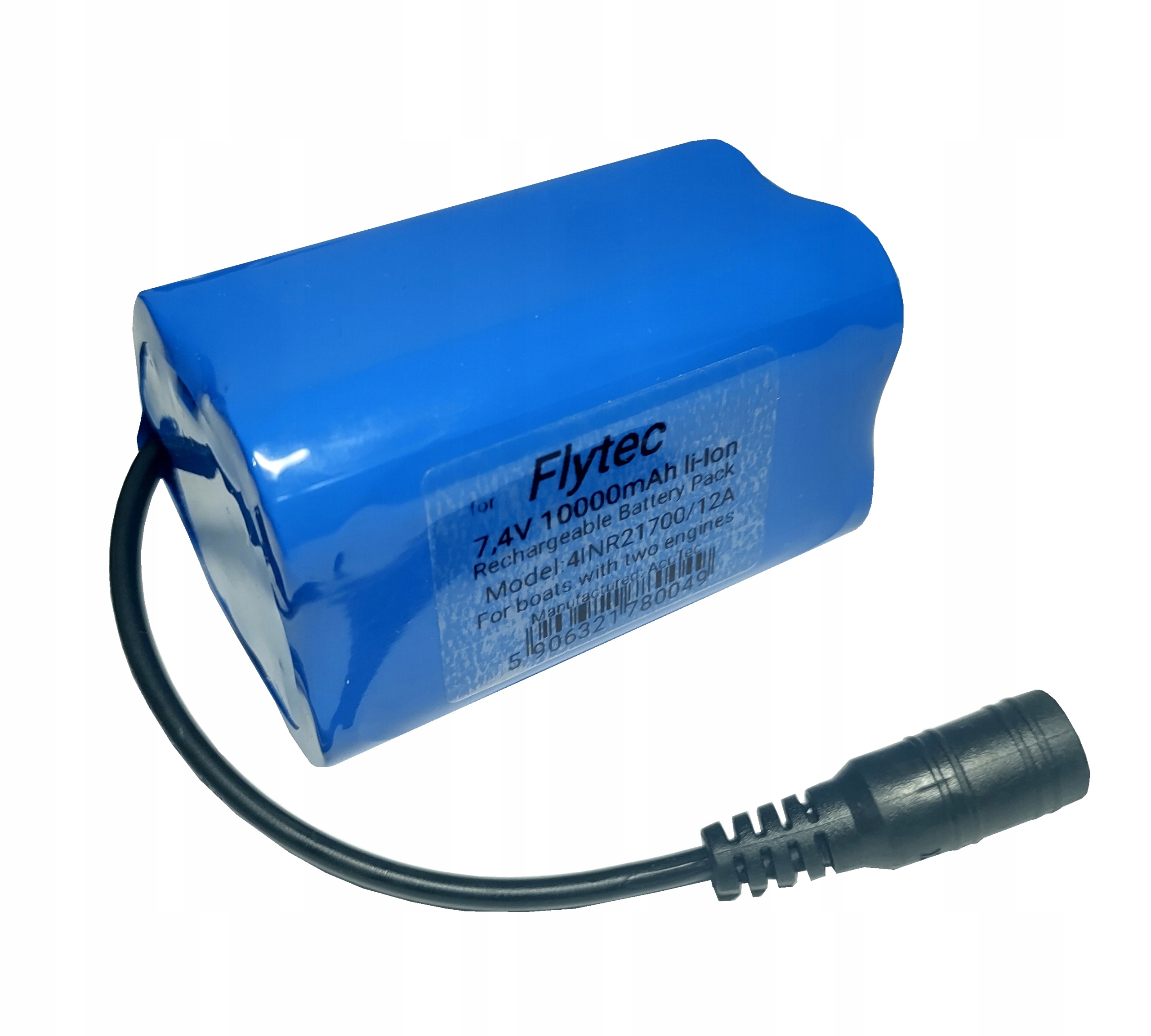 Akumulator bateria do dwusilnikowej łódki zanętowej Flytec 7,4V 10000mAh EAN (GTIN) 5906321780032