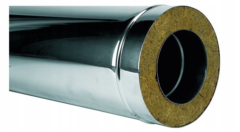 Kd Trubka izolovaná, kyselinovzdorná, fi 300 0,5 m, 1,0 mm, dvoustěnná komínová vložka