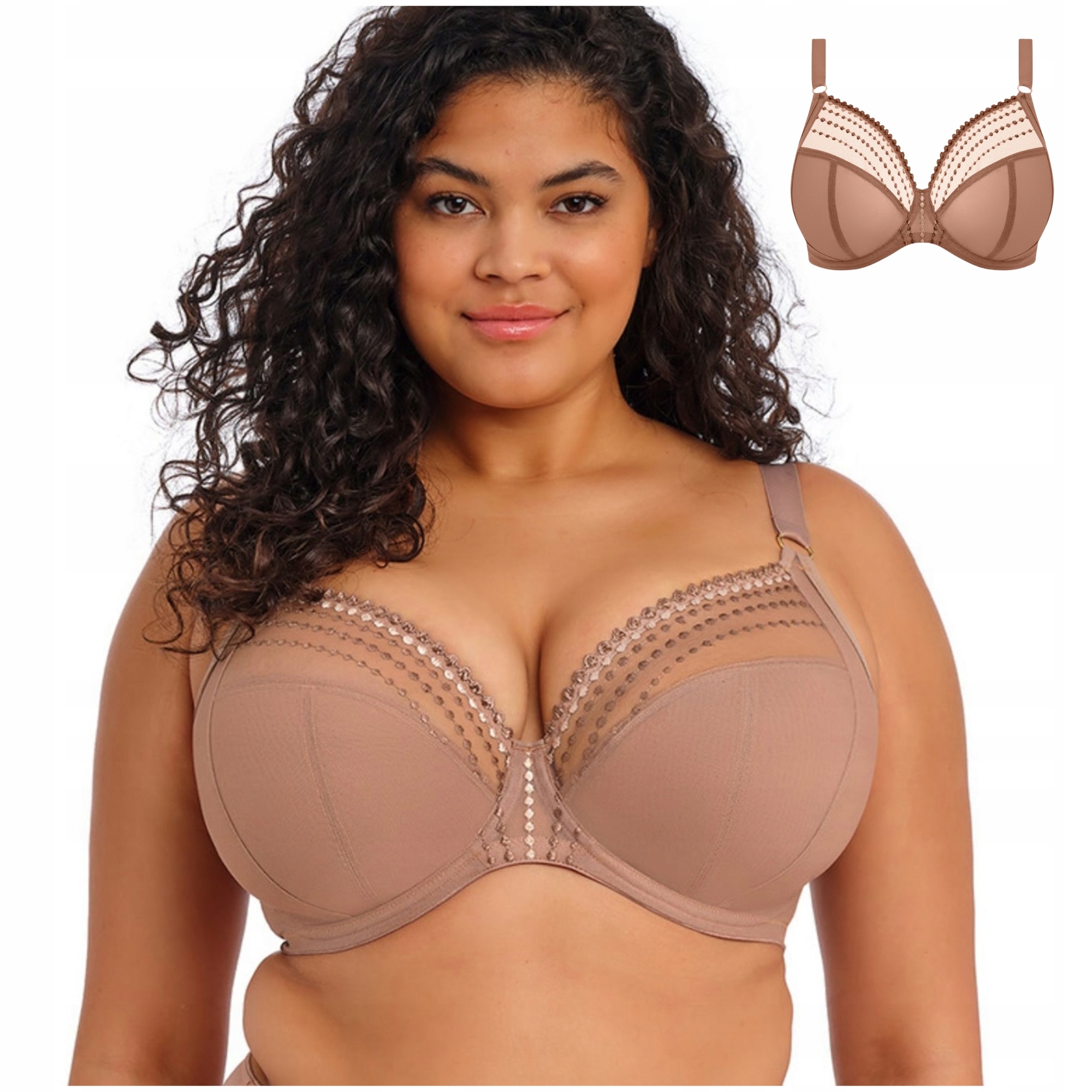 Měkká podprsenka, pohodlná, odlehčuje ramena Elomi Matilda 40F/90G