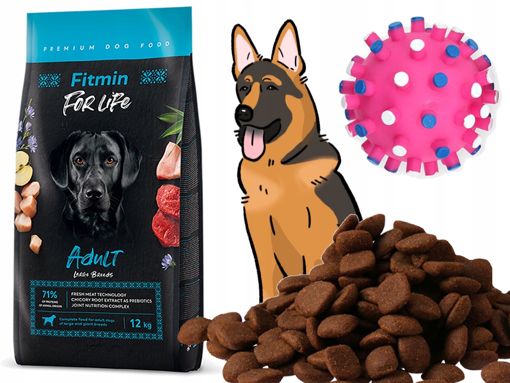 Levně Fitmin For Life Adult Large 12 kg Hračka Pro Psy