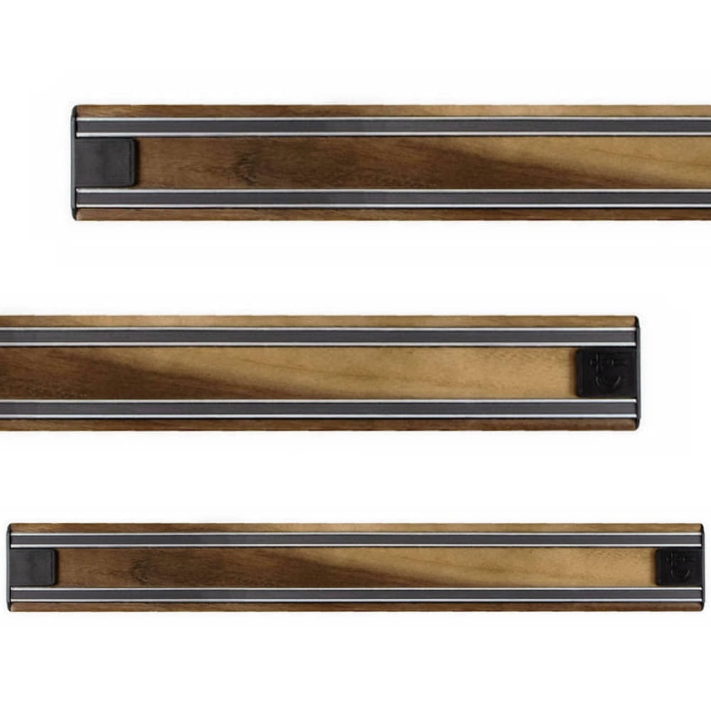 Bisbell Drevená magnetická lišta na nože 35 cm 350 mm B45A35